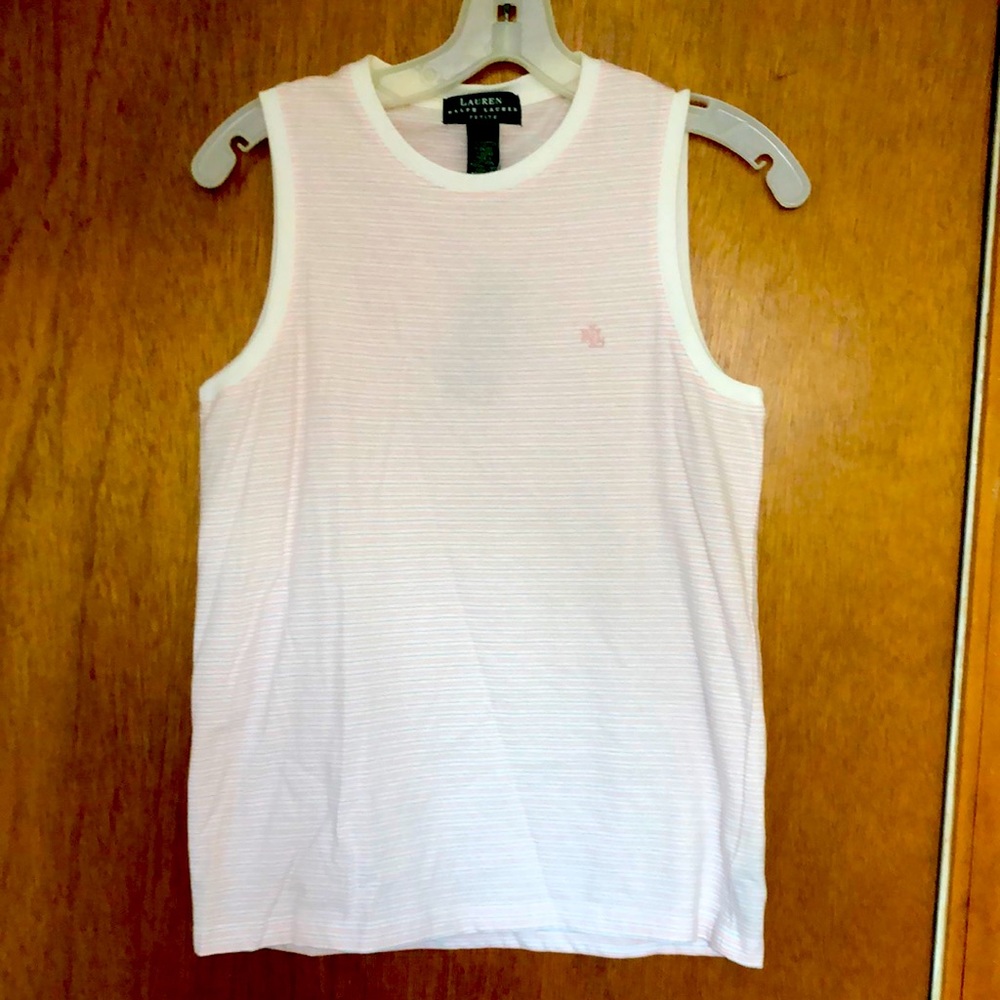 Lauren Ralph Lauren pink striped Tank Top PP